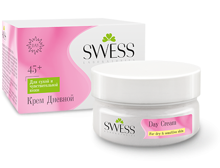 Swess PRO Day Face Cream 45+ for Dry and Sensitive Skin