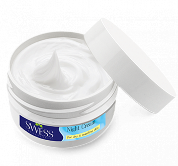 Крем для лица SWESS PRO ночной 25+ для сухой и чувствительной кожи